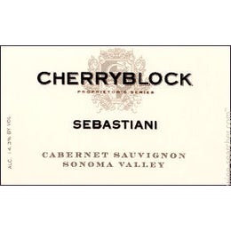 1989 Sebastiani Cherryblock Cabernet, Sonoma