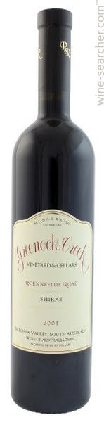 2001 Greenock Creek Roennfeldt Road Shiraz