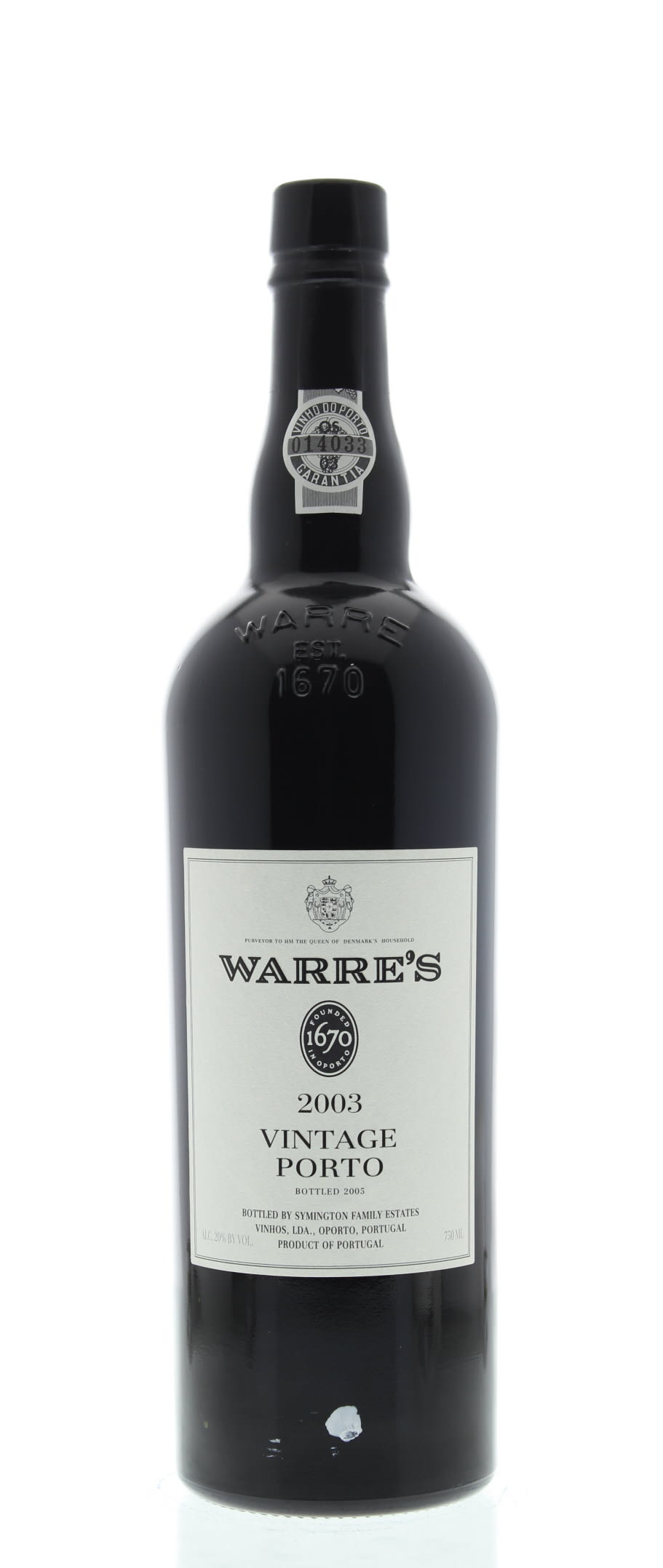 2003 Warre's Vintage Porto