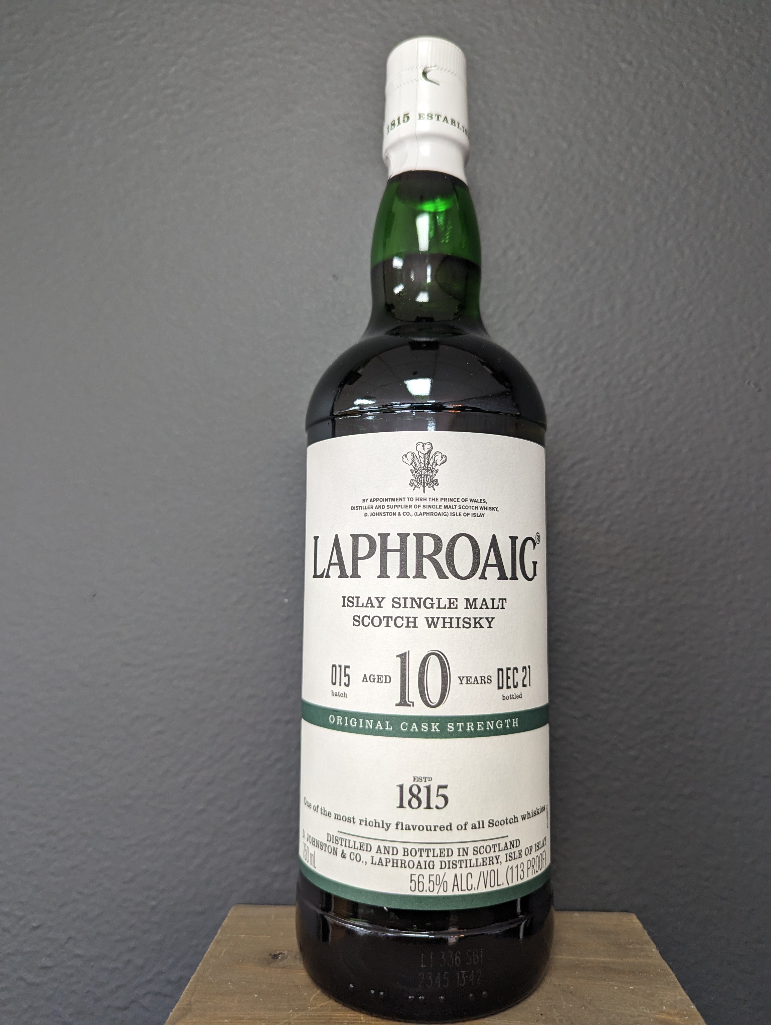 Laphroaig, Cask Str, Batch 15, 10yr, 113 Pf