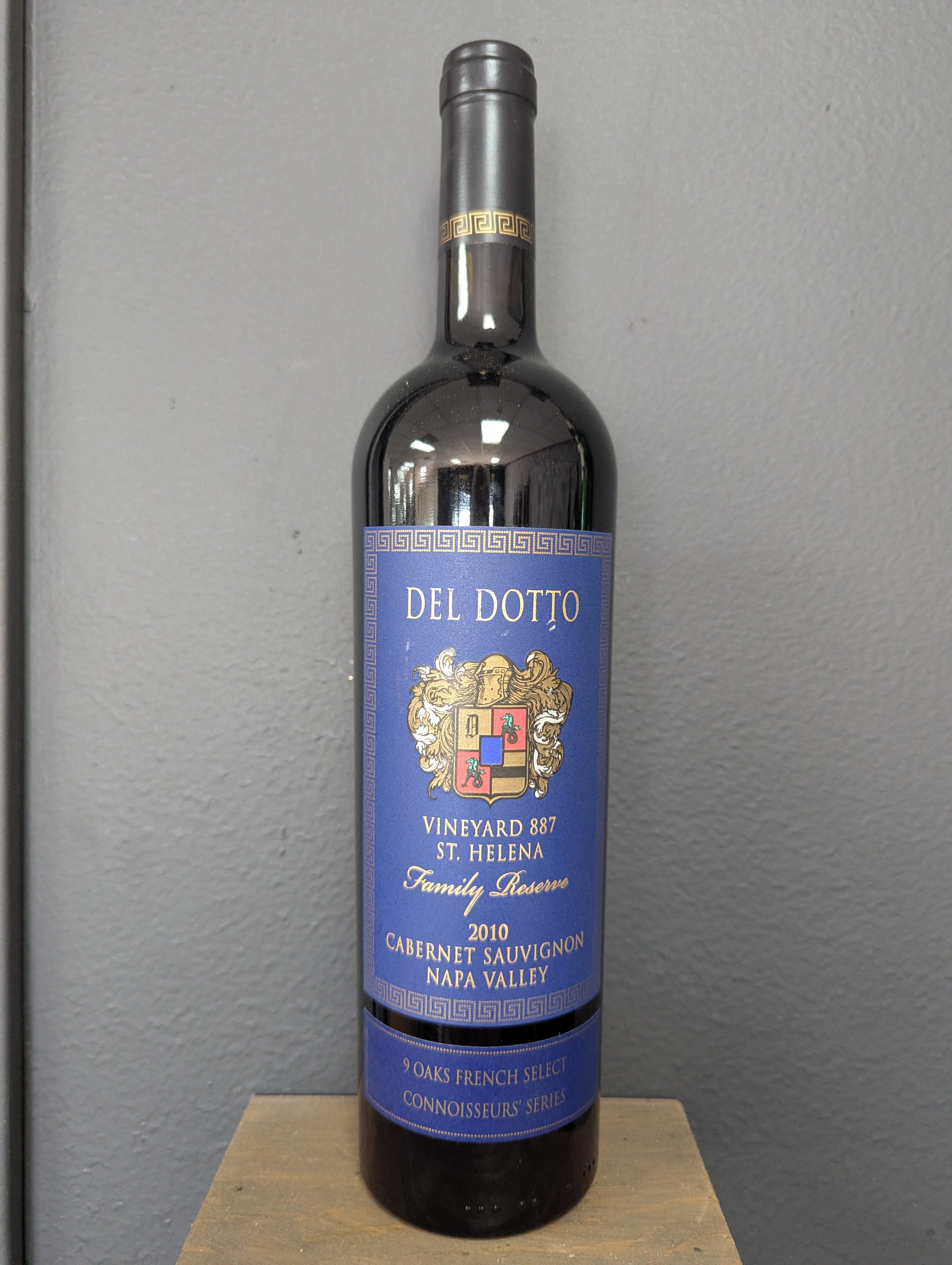 2010 Del Dotto Family Res Vyd 887 Cabernet, 9 Oaks