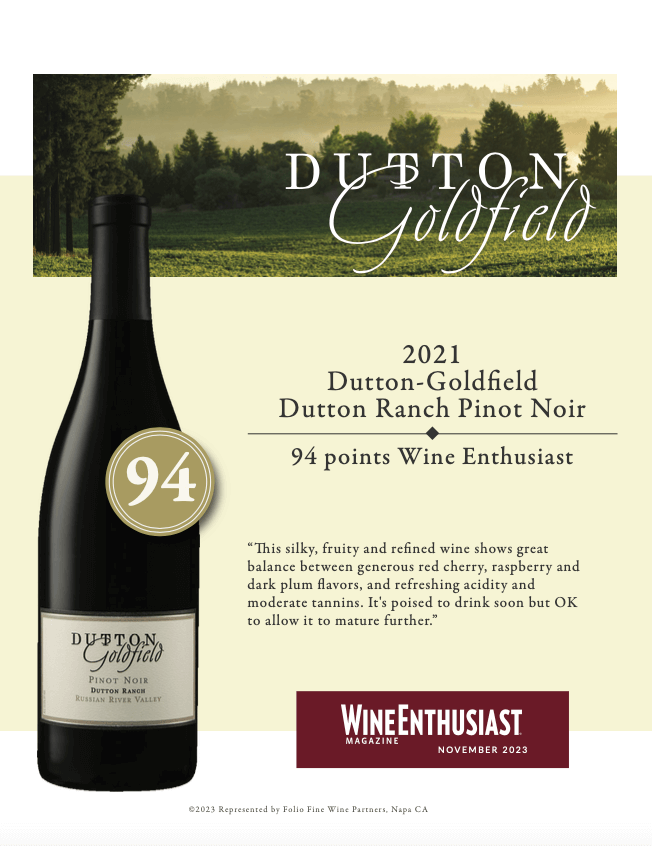 2021 Dutton Goldfield Pinot Noir Dutton Ranch, Rus