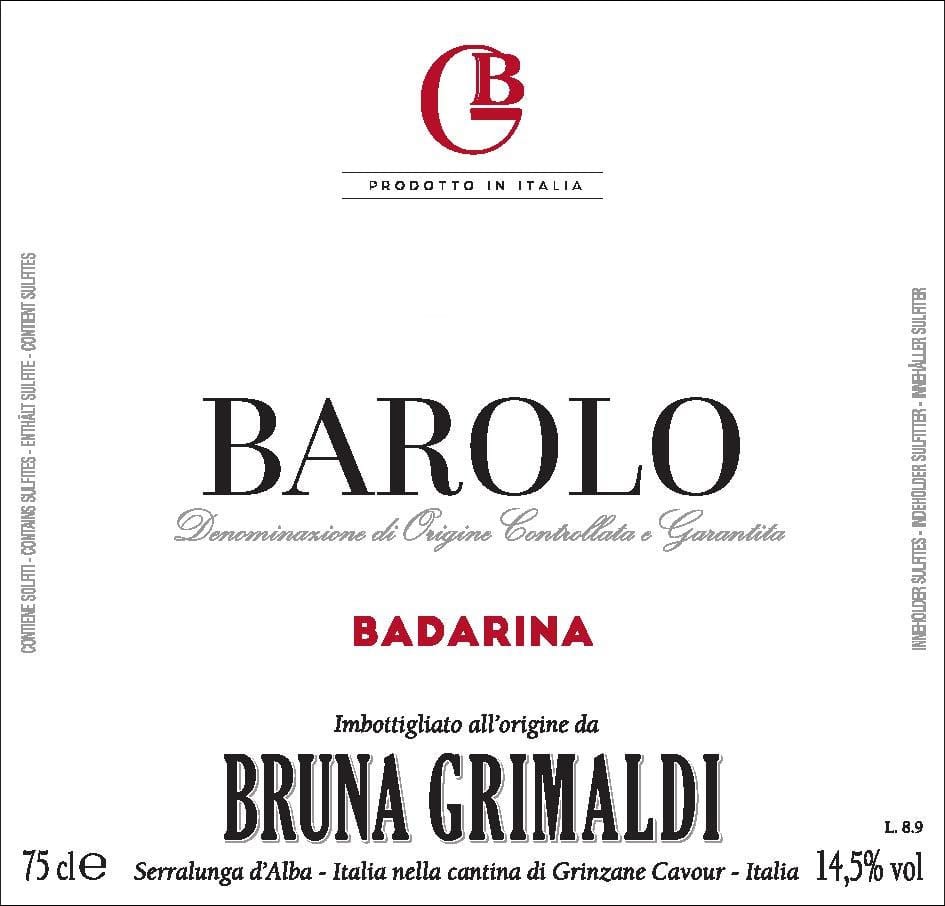 2019 Bruna Grimaldi Badarina Barolo