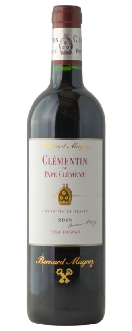 2018 Clementin de Pape Clement, Graves