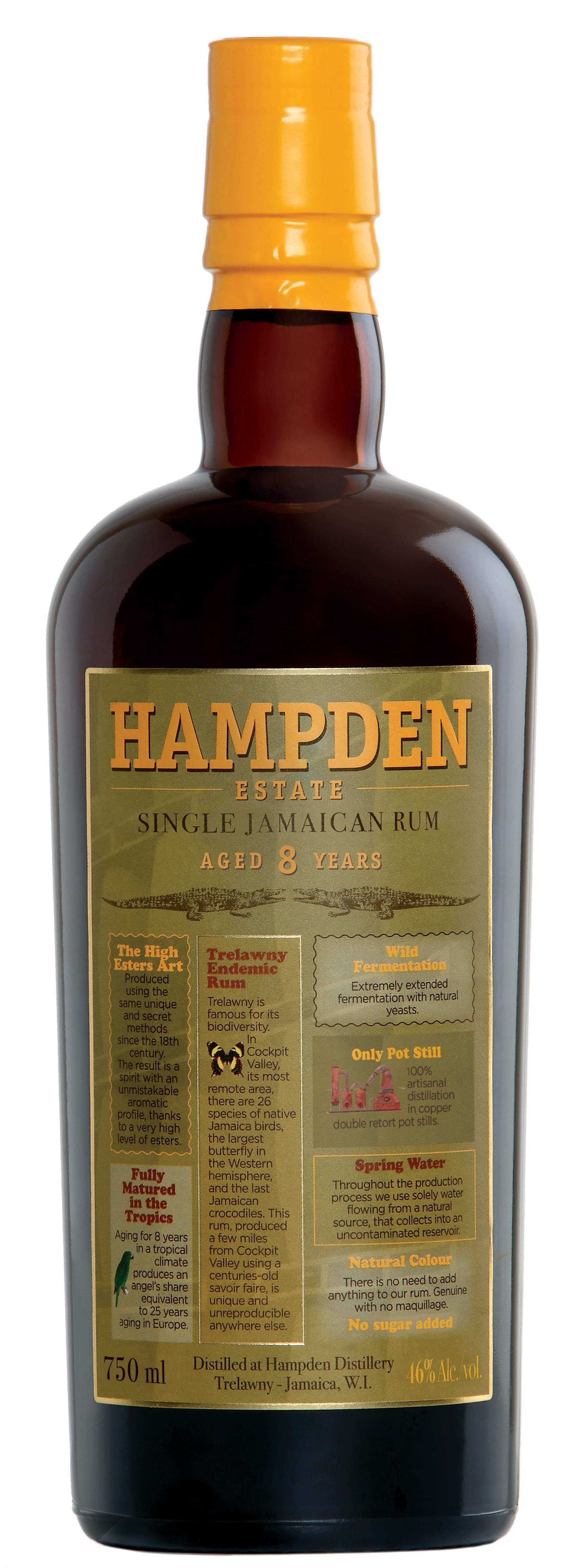 Hampden Estate 8 Yr Jamaican Rum, 92 PF