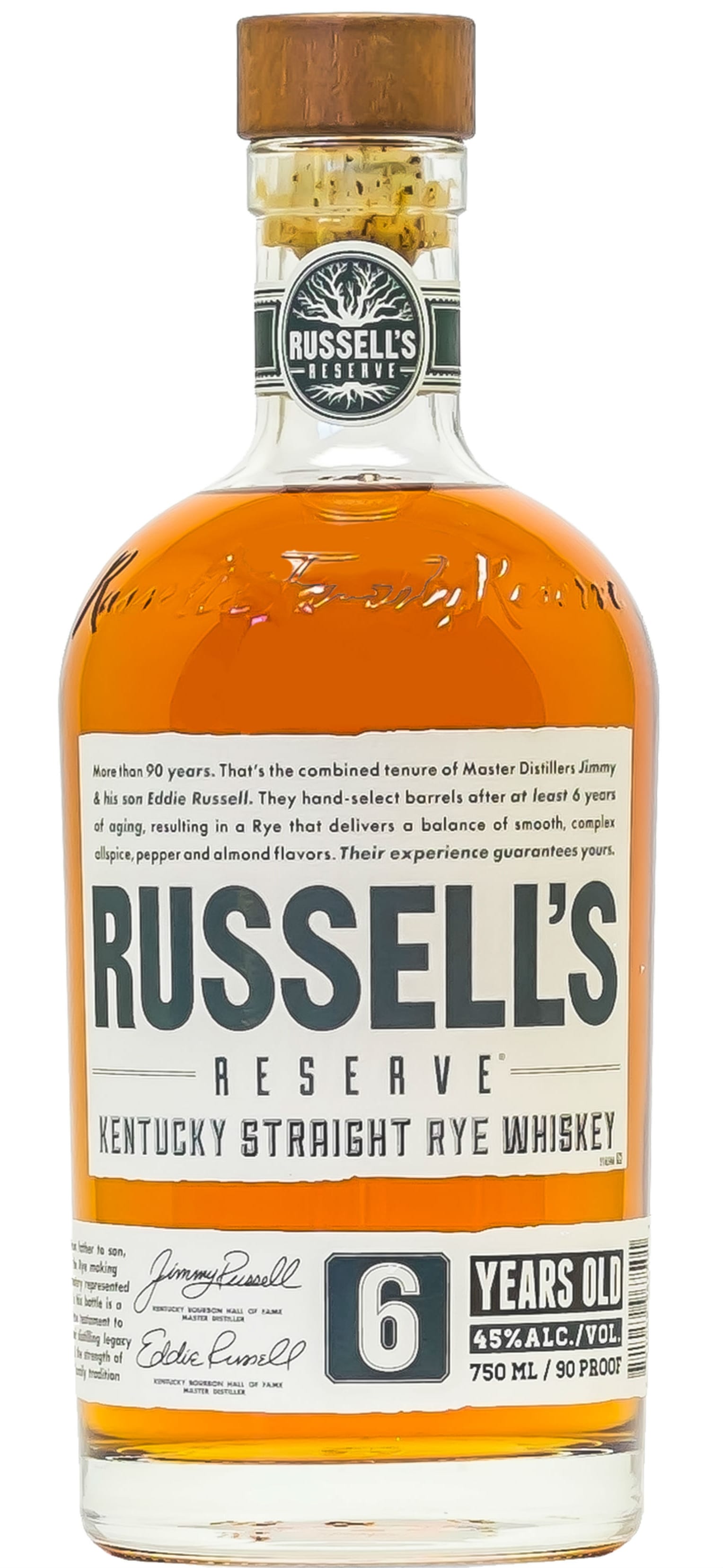 Russell's Reserve, 6yr., Kentucky Straight Rye Whi