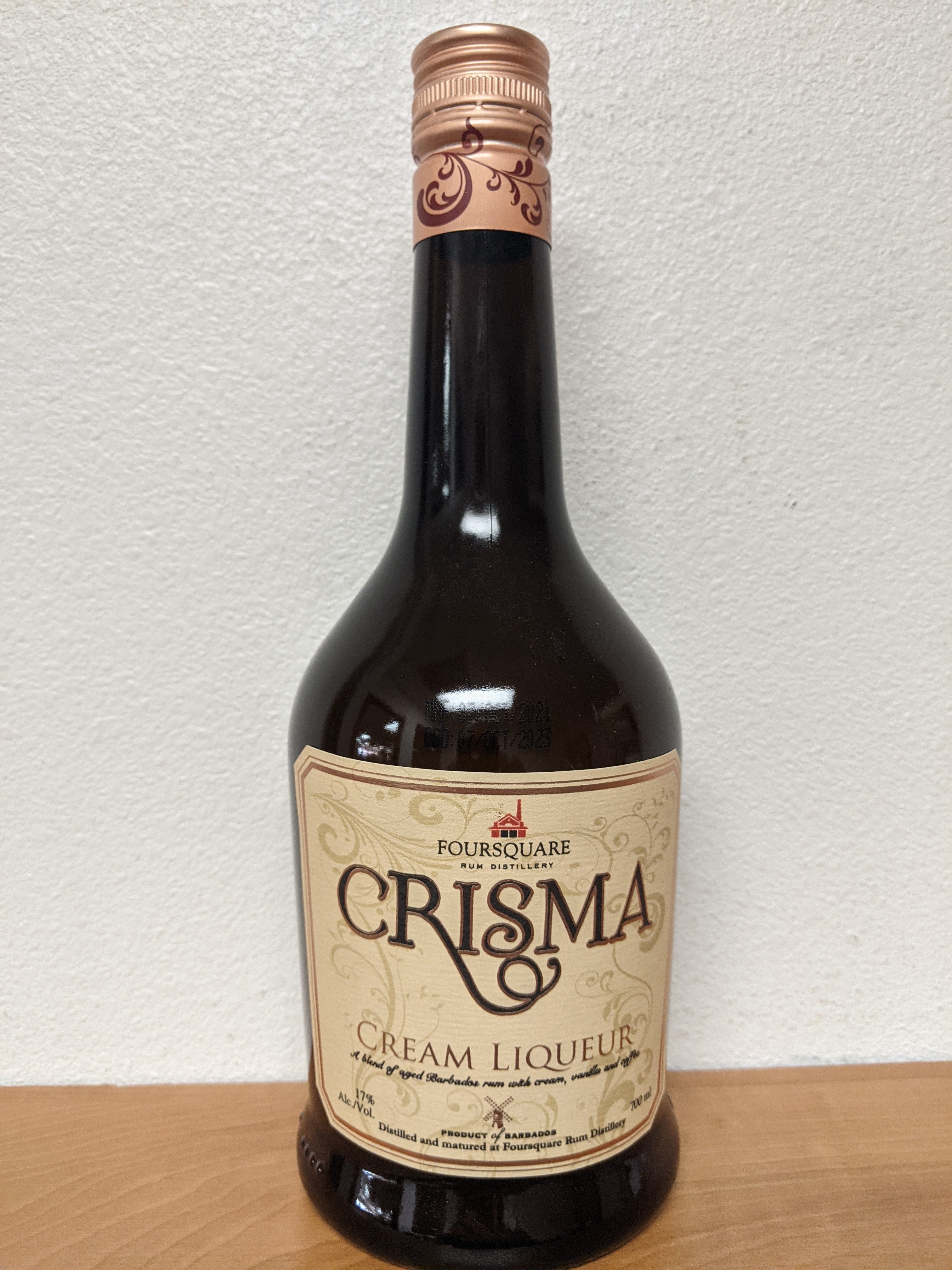 Foursquare, Crisma, Rum Cream Liquer