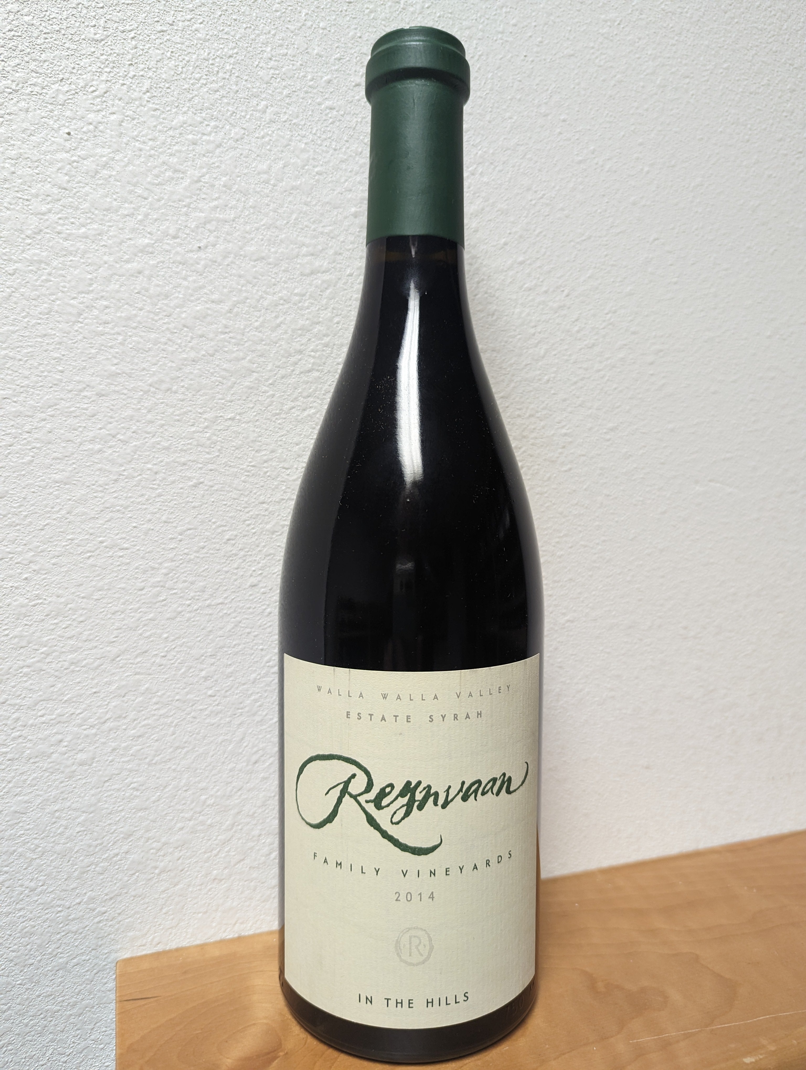 2014 Reynvaan 'In The Hills' Estate Syrah