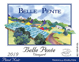 2019 Belle Pente Pinot Noir, Belle Pente Vineyard