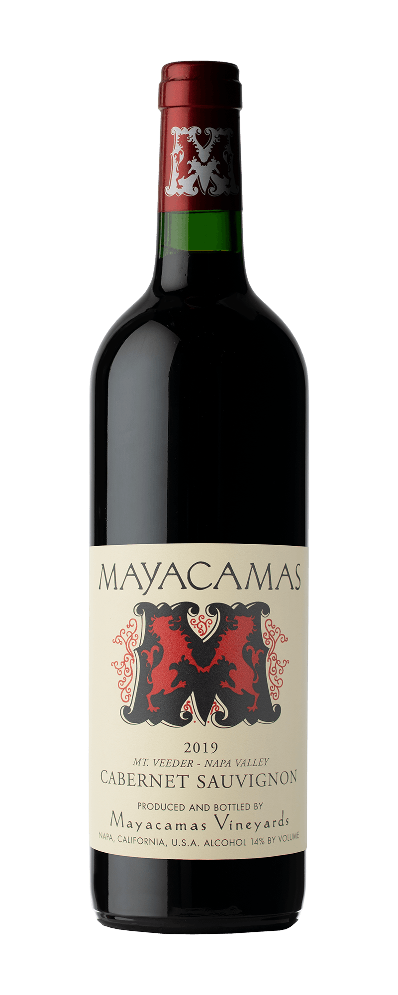 2019 Mayacamas Cabernet Sauvignon Mt Veeder
