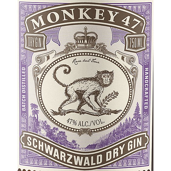 Monkey 47 Gin, 750ml