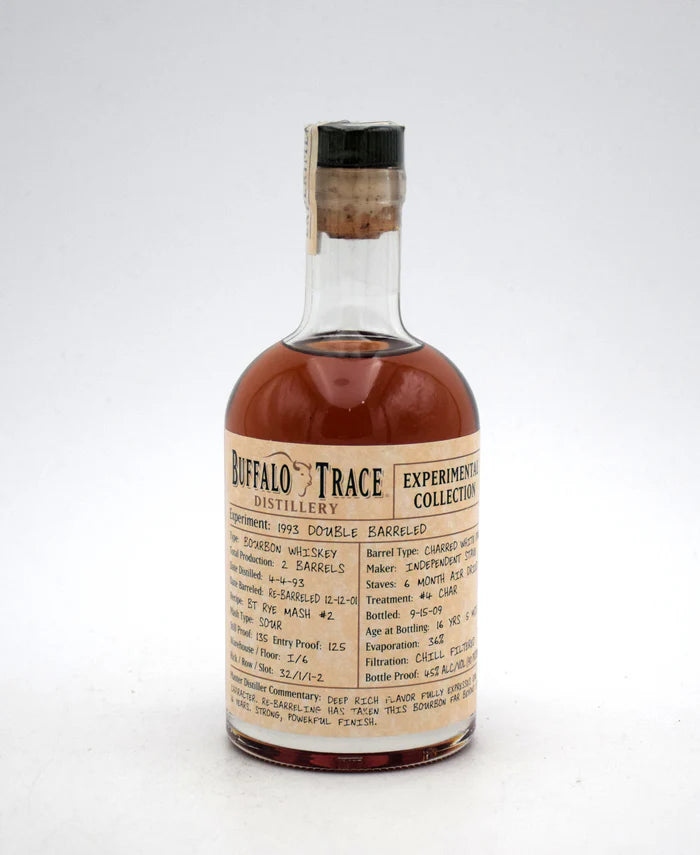 1993 Buffalo Trace "Double Barreled" Experimental Collection Bourbon, 375ml