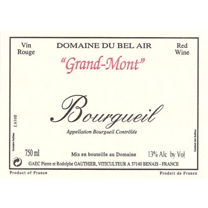 2020 Gauthier Grand-Mont Bourgueil