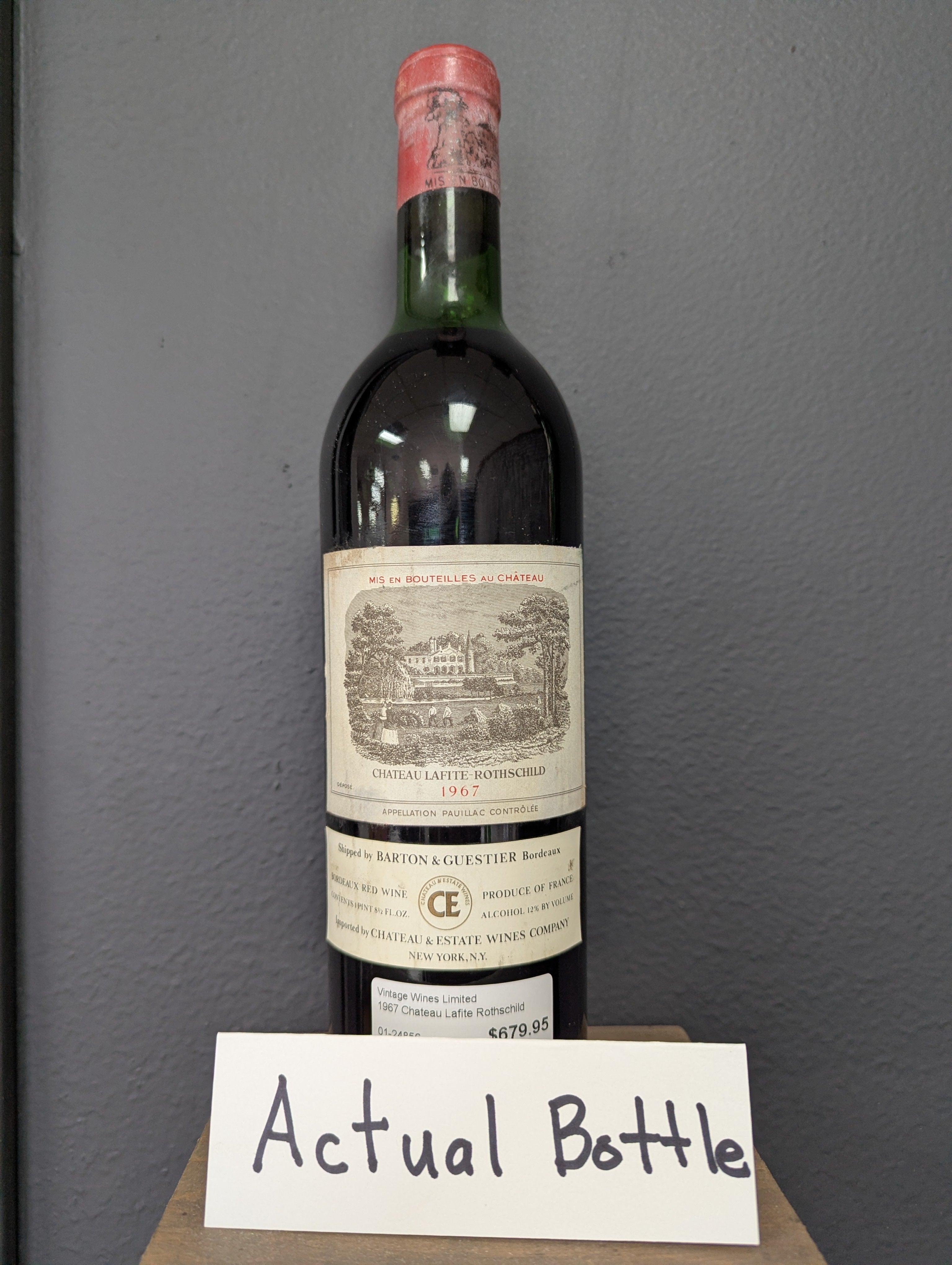 1967 Chateau Lafite Rothschild Top Shoulder