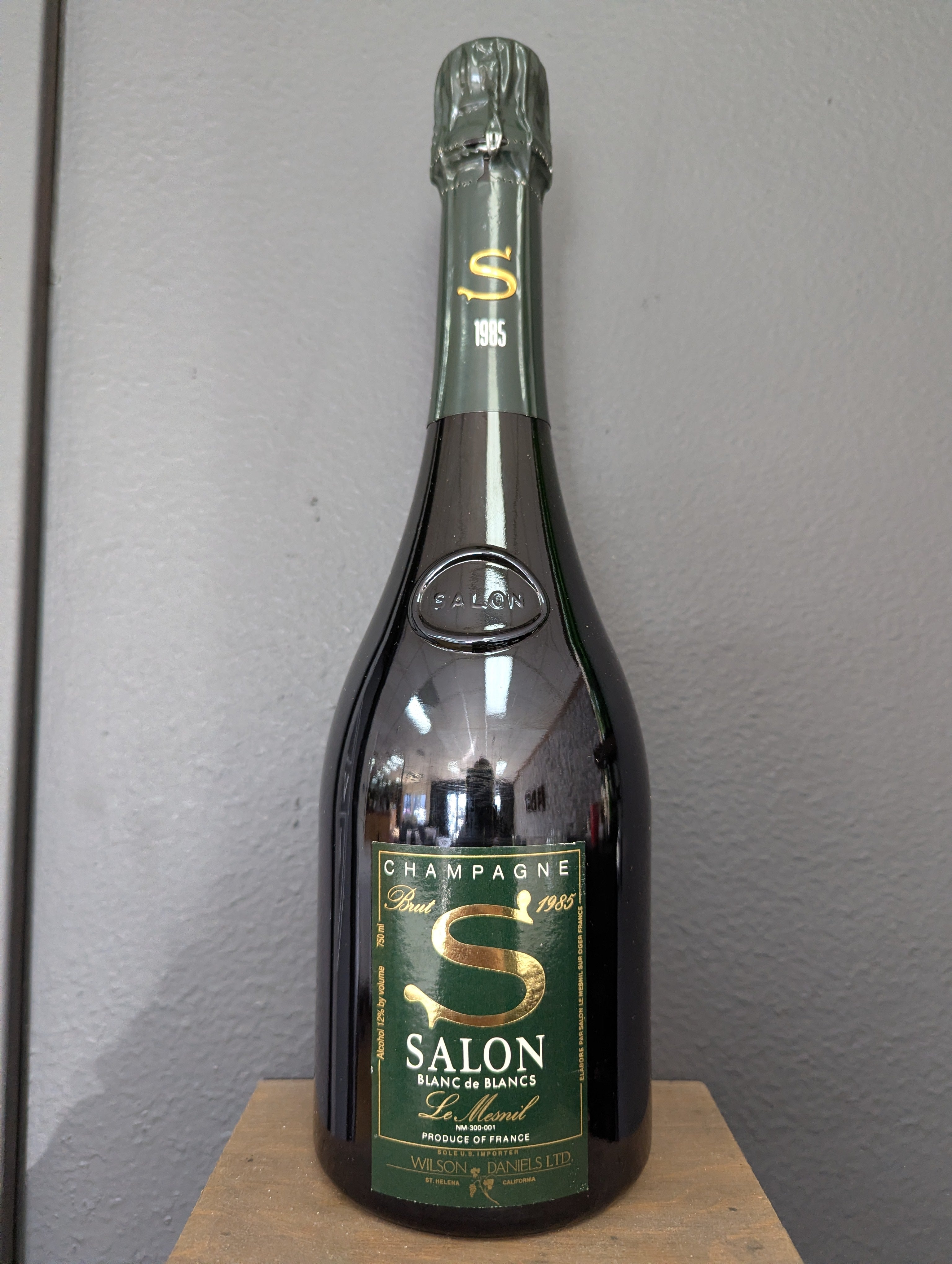 1985 Salon Cuvee S Le Mesnil Blanc de Blancs Brut
