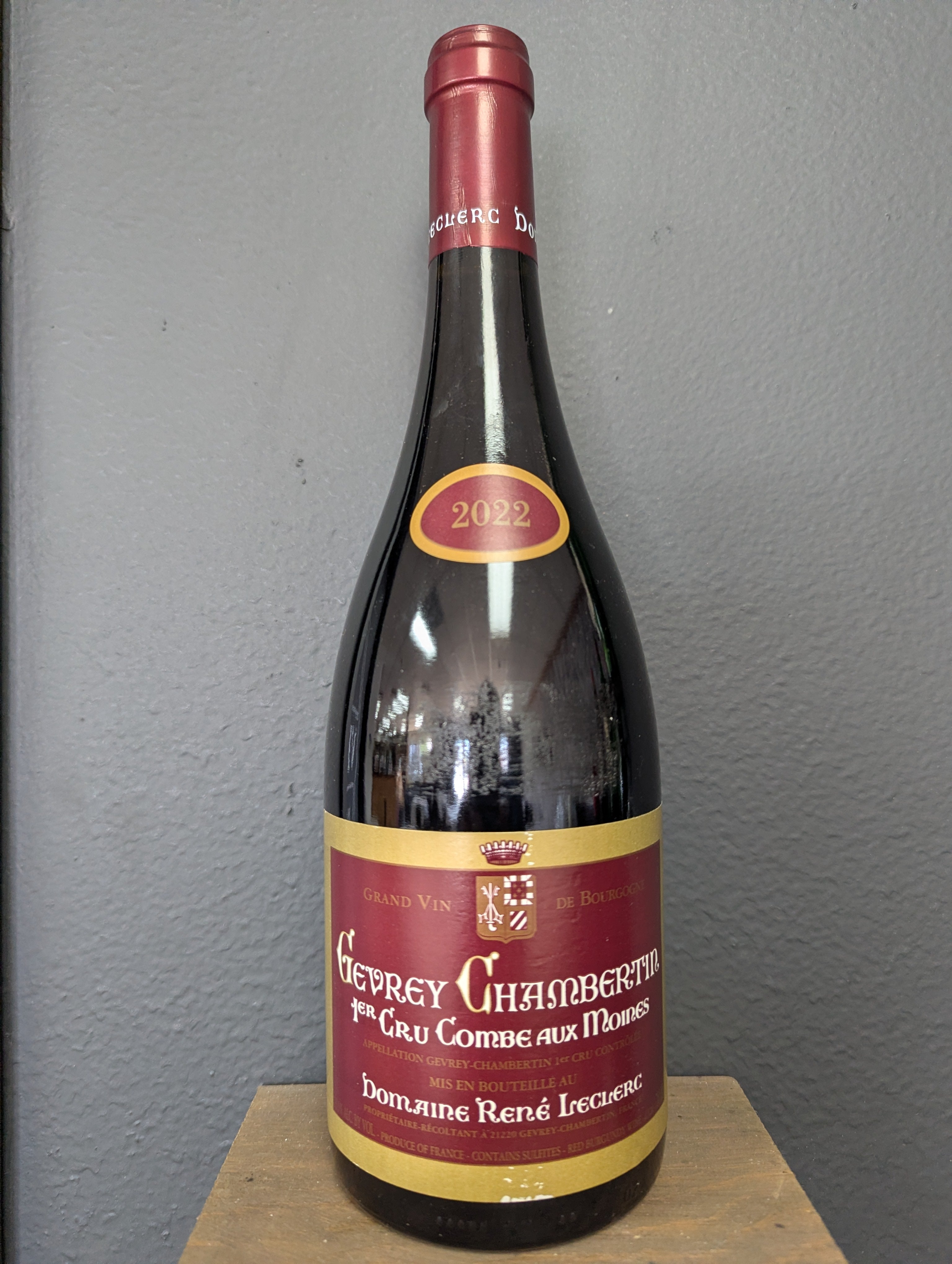 2022 Rene Leclerc Combe aux Moines Gevrey Chamb