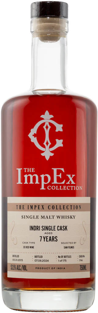 Impex Collection 7 yr Indri Single Cask Single Mal