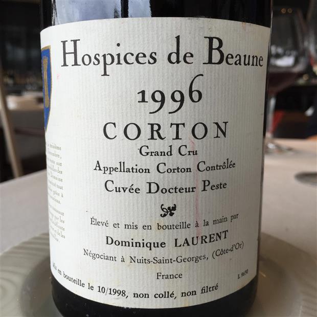 1996 Hospice de Beaune Corton Cuvee Docteur Peste