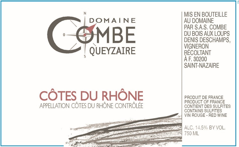 2021 Combe Queyzaires Cotes du Rhone Village