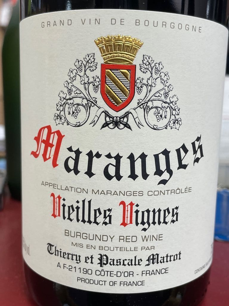 2021 Matrot Maranges Vieilles Vignes