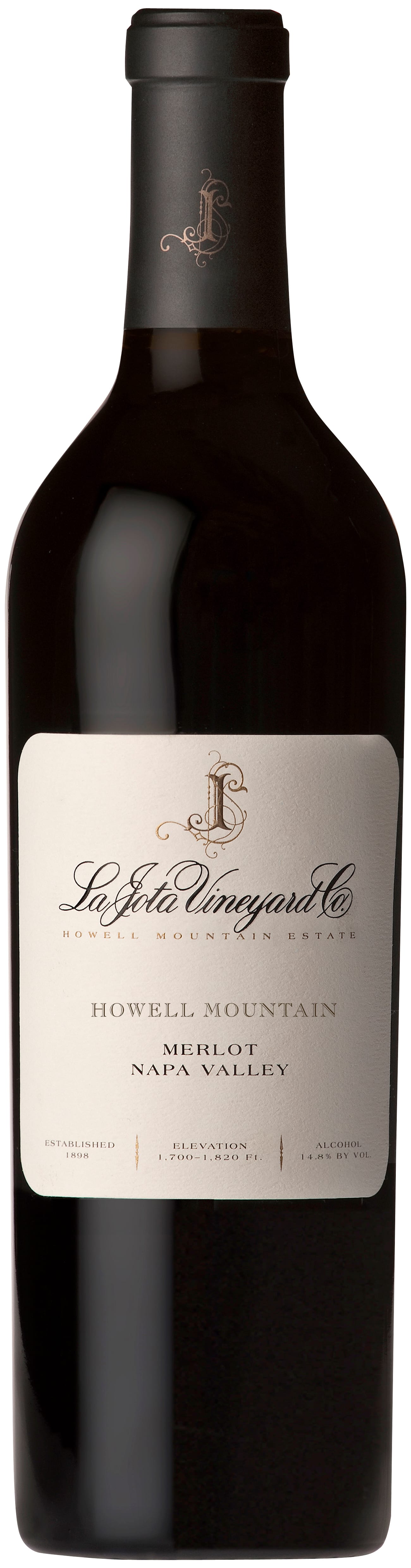 2015 La Jota Merlot, Howell Mountai, Napa Valley