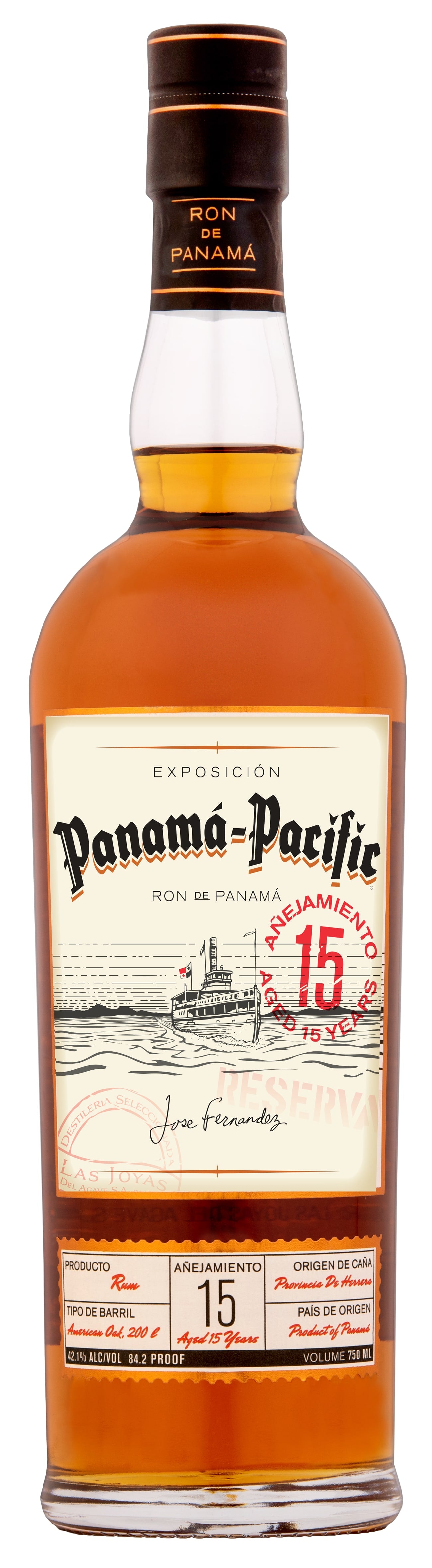 Panama-Pacific, 15 year old, Rum, Reserva