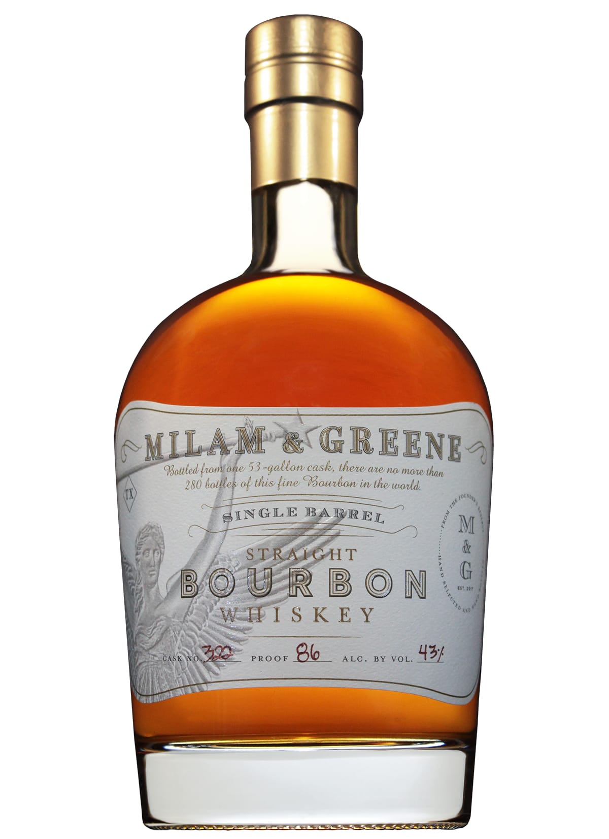 Milam & Greene Single Barrel Straight Bourbon Wh