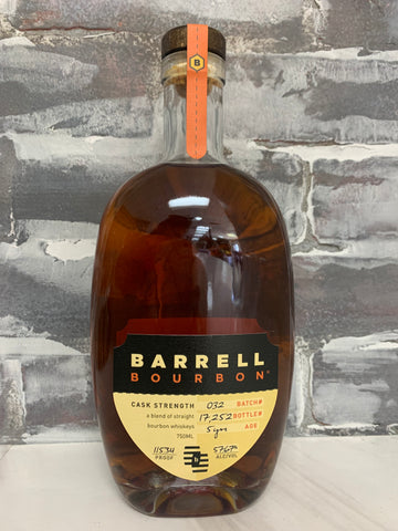 Barrell Bourbon, 5 Year, Cask Strength, # 033