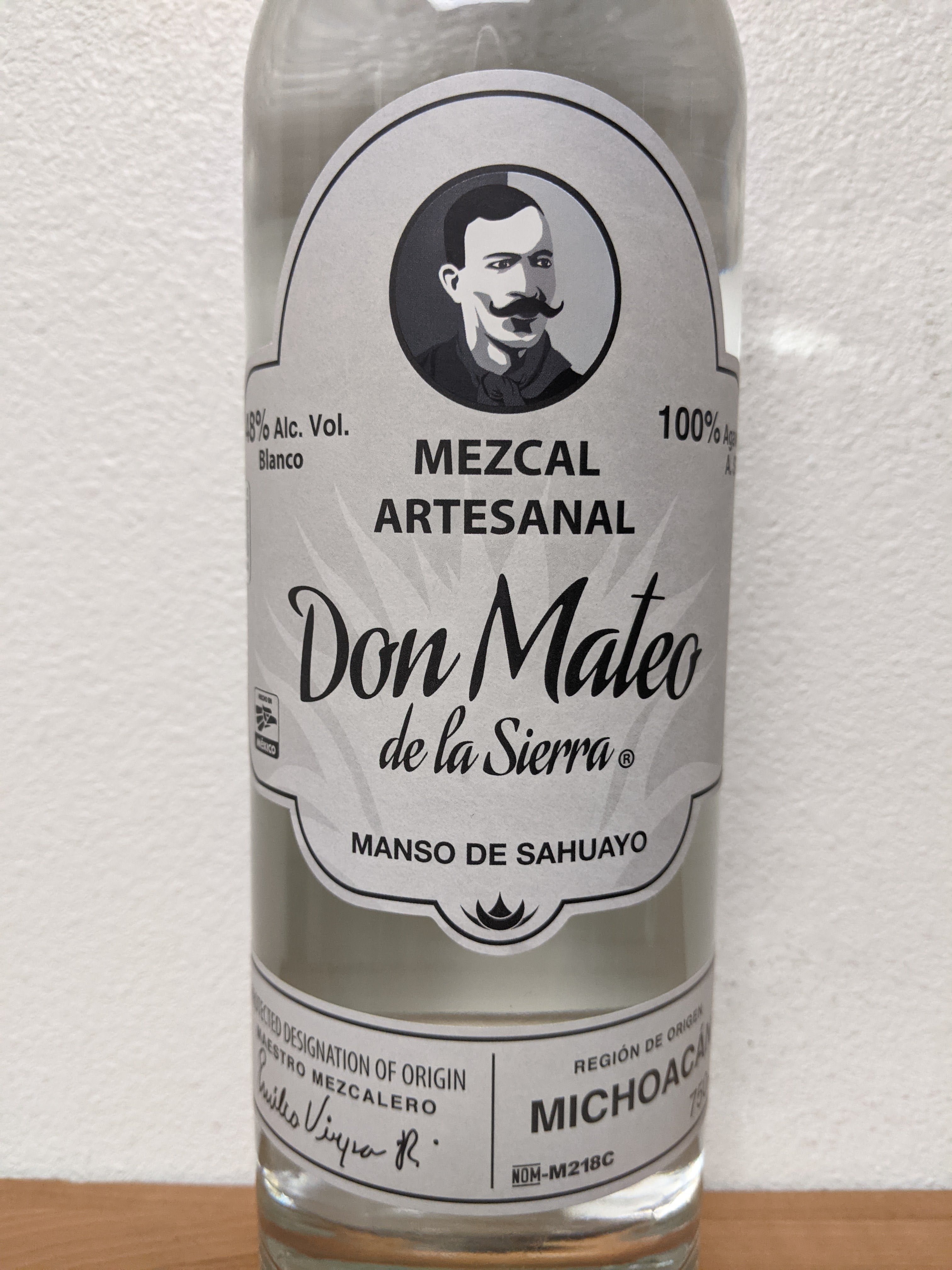 Don Mateo, Manso de Sahuayo, Artesanal, Mezcal