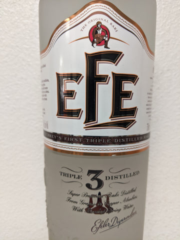 Efe Black Raki, Triple Distilled, Turkey